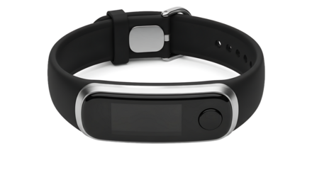 Fitness Tracker Device, Smart Wearable Technology, Home Setup, Product Photography, Modern Environment, Close-Up View, Innovative Concept