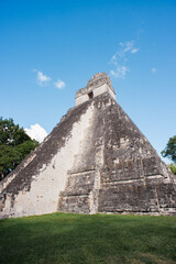 Mayan pyramid at Tikal in Guatemala