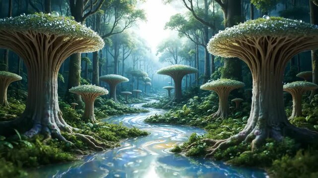 Close up of a monarch butterfly with bright blue morpho wings, showing nature beauty and transformation concept. Insect video footage.