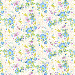simple floral pattern with small flowers

