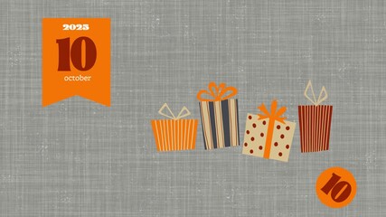 10月11月と12月を心待ちするワクワクプレゼント
