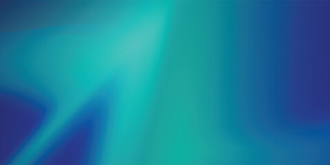 Blue-green gradient studio room abstract background pattern walls and floor reflect neon lights abstract vector