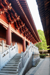 Corridor of classical architecture in China