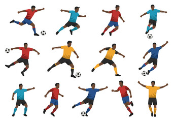 Dynamic Collection of Soccer Players in Action Poses