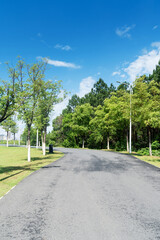 The road of City Park in China