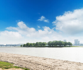 Fototapeta premium Urban Scenery of Nanchang New District,jiangxi,china