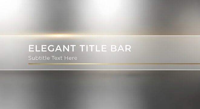 Elegant Title Bar Background with Subtle Light Effects and Modern Design.