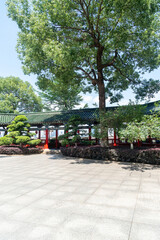 Corridor of classical architecture in China