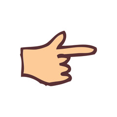 Pointing Hand Icon