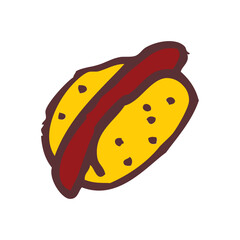 Taco Cartoon Icon