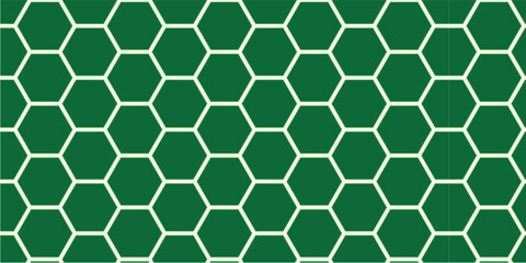 Neon Green Hexagonal Grid Seamless Pattern Background