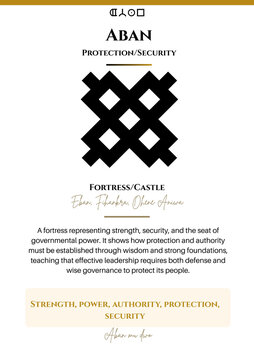Adinkra Symbol Aban: Protection and Security
