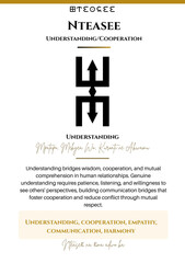 Adinkra Symbol Nteasee: Understanding and Cooperation