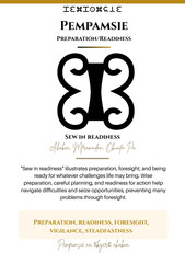 Pempamsie Adinkra Symbol: Preparation and Readiness