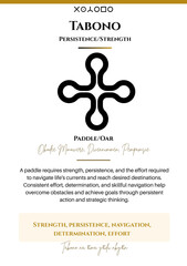 Adinkra Symbol Tabono: Strength and Persistence