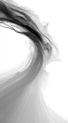 Fototapeta premium Dynamic white-gold and silver light streaks sweep across a clean background, creating a bold sense of motion, brightness, and energy while contrasting sharply with the simplicity of the empty backdrop