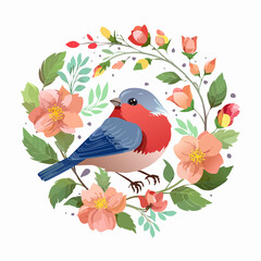 bird on branch