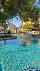 swimming pool in hotel, Fort Worth, Texas, USA