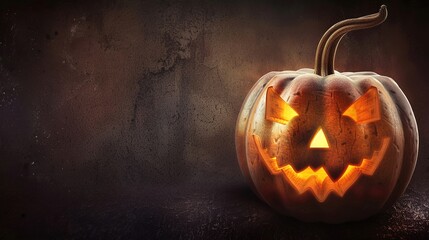 Warm & Festive High-Resolution Jack-o'-lantern Halloween Background – Perfect for Halloween Party Invitations, Home Decor Prints, Social Media Covers (Instagram, Facebook, Xiaohongshu) & E-Commerce 