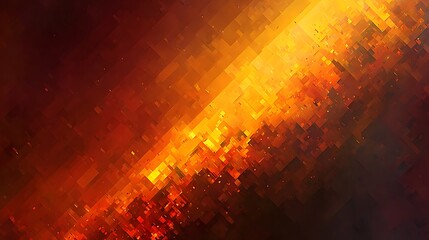 Fiery abstract diagonal light shards background fire