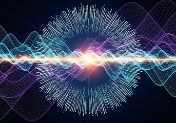 Convergence of Energy - Waves and Central Focus.