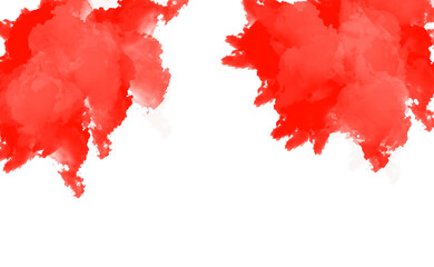 Vibrant red abstract petals or leaves in dynamic motion against a dark empty space Smoke, Cloud