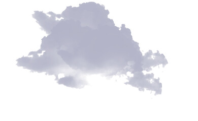 Realistic light grey cloud floating ethereal against deep black sky atmosphere element for design Smoke, Cloud