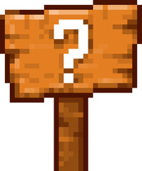 픽셀 화살표 표지판