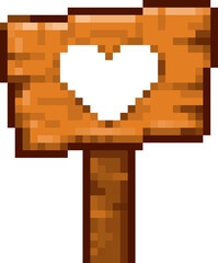 픽셀 화살표 표지판