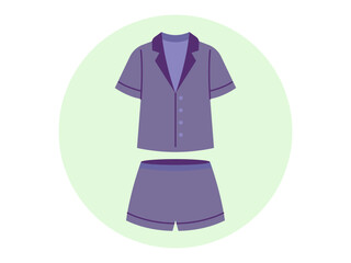 Pyjamas icon. Fashion symbol icon vector. Solid vector icons. Flat illustration concept.