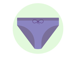 Panties icon. Fashion symbol icon vector. Solid vector icons. Flat illustration concept.