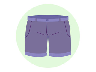 Short pants icon. Fashion symbol icon vector. Solid vector icons. Flat illustration concept.