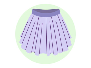 Skirt icon. Fashion symbol icon vector. Solid vector icons. Flat illustration concept.