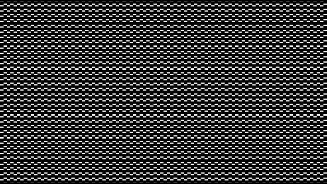 Repeating White Pixel Grid Pattern on Black Background texture
