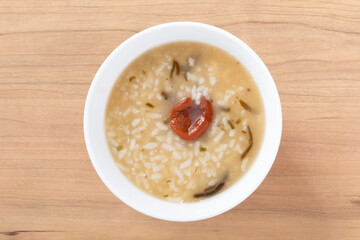 塩昆布　梅雑炊