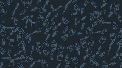 pattern laboratory equipment for sciencethemed designs like presentations, posters, and educational materials on a dark background. - Powered by Adobe