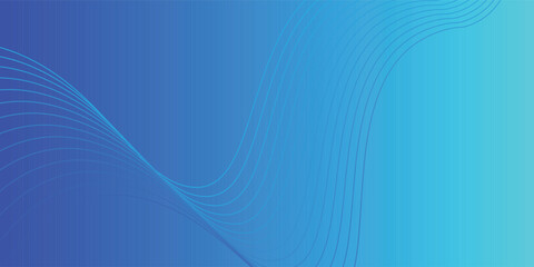 abstract blue wavy background with line wave. vector illustration eps10