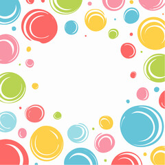 Abstract circle background for banner cover poster wallpaper design with space for text
2