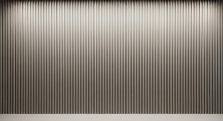 Fototapeta premium Textured Interior Wall Paneling for Contemporary Minimalist Architecture