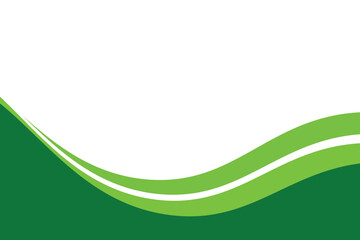 green wave background