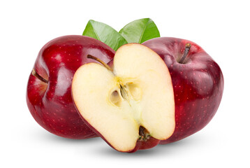 apple isolated on white background ( Image from camera)
