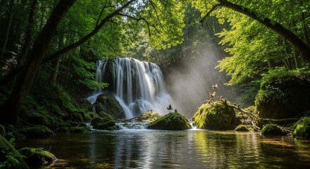 waterfall in the forest
