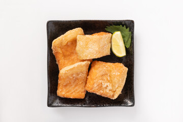 銀鮭ハラス　唐揚げ