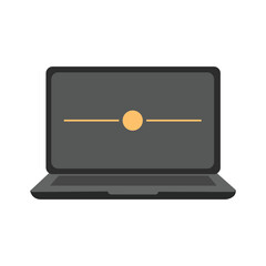 laptop vector template design