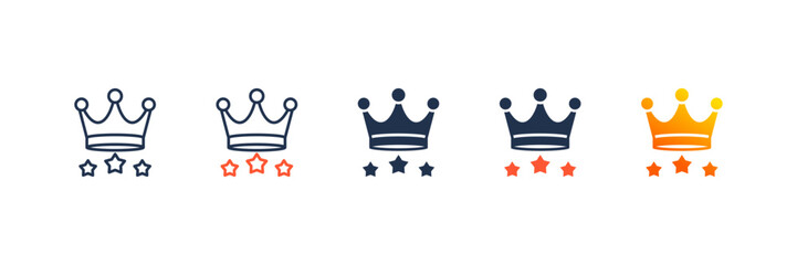 Premium icon set multiple style collection