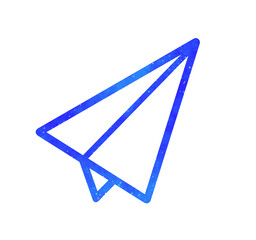 青い星空｜飛行機アイコン