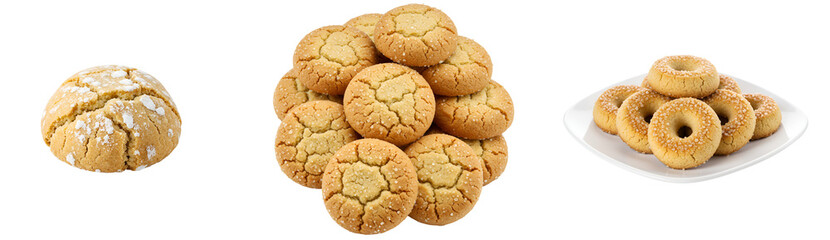 Delicious homemade cookies assortment perfect for dessert or snack time baking treats for everyone to enjoy on transparent background