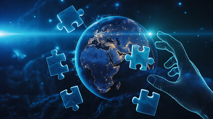 Global Collaboration and Connectivity with Puzzle Piece Integration