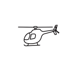 helicopter vector illustration