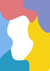 vector illustration of a woman head